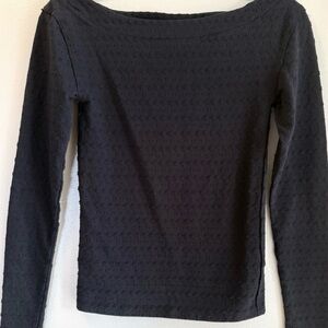 We The Free Black Long Sleeve Top